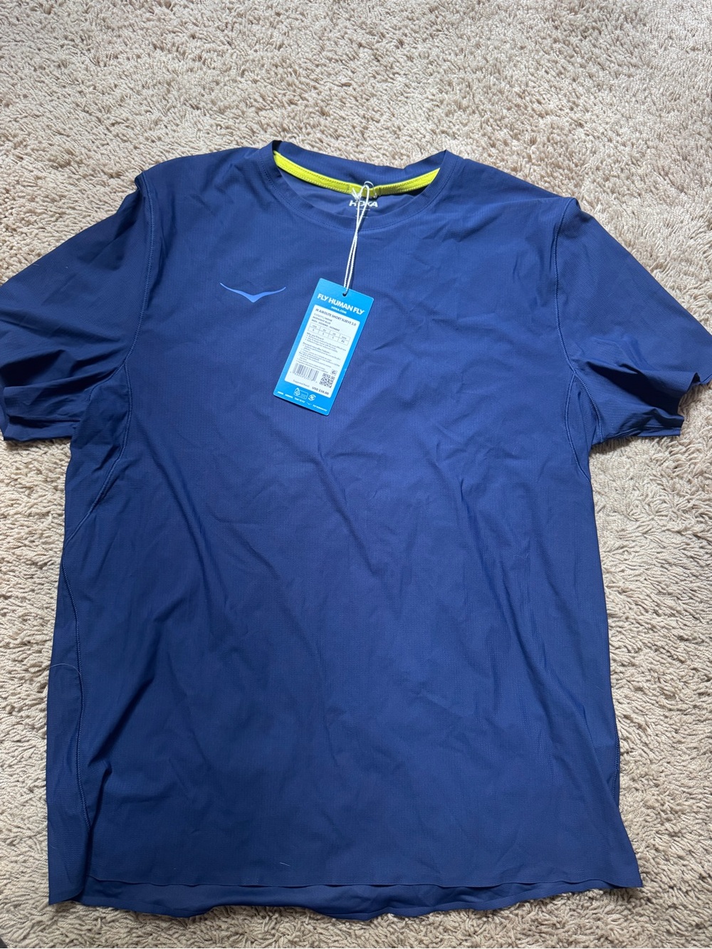 Men's HOKA Airolite 2.0 Shirt Navy - Large